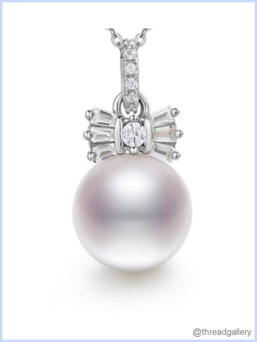 Pearl Pendant Necklace Sterling Silver Chain June Birthstone Jewelry Gift
